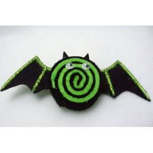  Green Bat Barrette Beauty