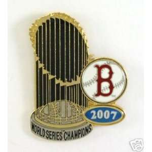   Red Sox 2007 World Series Champions Trophy Pin: Sports & Outdoors
