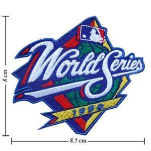  3pcs World Series Logo 1999 Emrbroidered Iron on Patches 