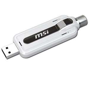  MSI DIGIVOX ATSC USB TV Tuner   White