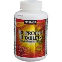 Kirkland Ibuprofen 200 mg IB (NSAID) 750 Tablets MOTRIN 096619355396 