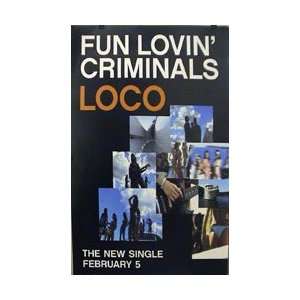 Music   Commercial Rock Posters Fun Lovin Criminals   Loco Poster 