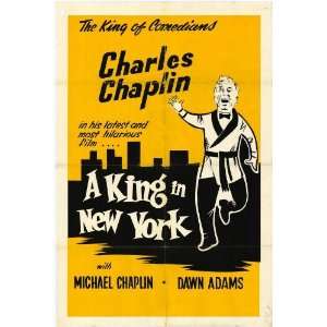  A King in New York Movie Poster (11 x 17 Inches   28cm x 