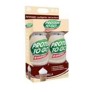  Protein To Go Plus Energy Latte, French Vanilla, 2.5 Ounce 
