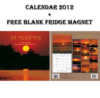   Calendar runs September 2011 to December 2012. Cello wrapped with
