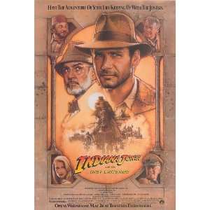 Indiana Jones and the Last Crusade 27 X 40 Original Theatrical Movie 