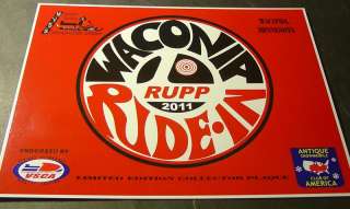 RUPP WACONIA 2011 LIMITED COLLECTOR PLAQUE 1 OF 25 MADE  