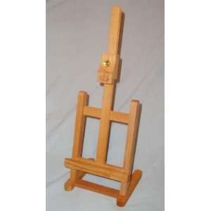  18 Inch Tall Stained Wood Table Top Easel Is Great for 