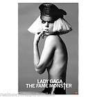 2011 LADY GAGA CONCERT TOUR POSTER THE FAME MONSTER NEW
