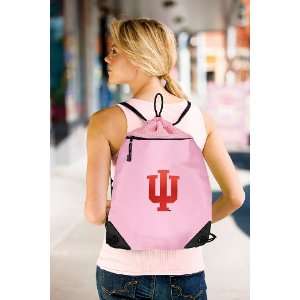  Indiana University Pink Drawstring Bag