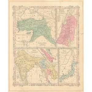  Smith 1860 Antique Map of Individual Asian Countries 