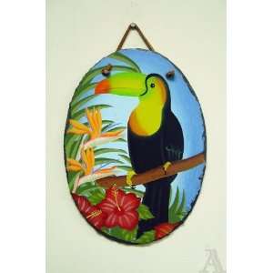  Toucan Bird Wall Art Hanging Decoration: Home & Kitchen