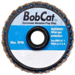 Weiler BobCat 2 Diameter, 80 Grit, Zirconium, Plastic Backing, Type 