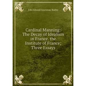   The Institute of France; three essays J E. C. 1853 1925 Bodley Books