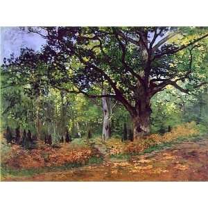  Claude Monet The Bodmer Oak, Fontainebleau Forest  Art 