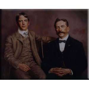 William P. and Patrick Boland 30x24 Streched Canvas Art by Elliott 