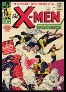 THE X MEN #1 (Sept. 1963) Marvel Comics Cover Poster Vintage Reprint 