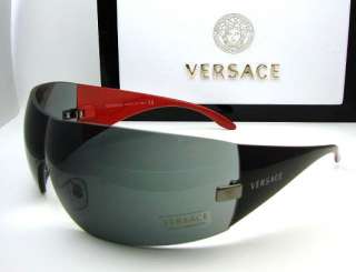 Authentic VERSACE Shield Sunglasses 2054   100187 *NEW*  