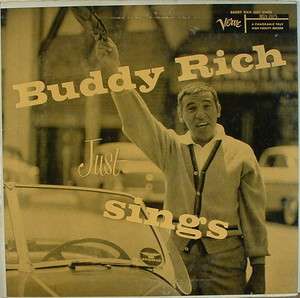 Buddy Rich Just Sings Verve 2075 MONO NICE  