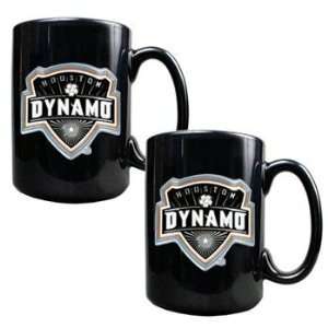 Houston Dynamo MLS Ceramic Coffee Cup Mug Set: Sports 