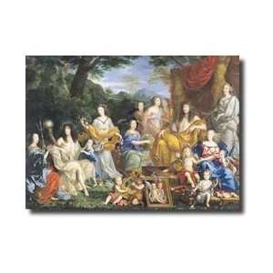  The Family Of Louis Xiv 16381715 1670 Giclee Print