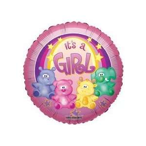  18 Foil Balloon, Zoo Baby Girl (1 Ct) Toys & Games