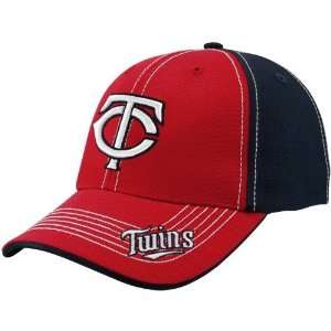   Twins Red Navy Blue Braddock Adjustable Hat: Sports & Outdoors