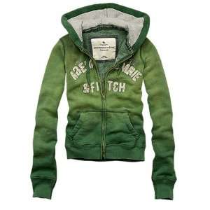 Abercrombie & Fitch, Green, large, fleece hoodie