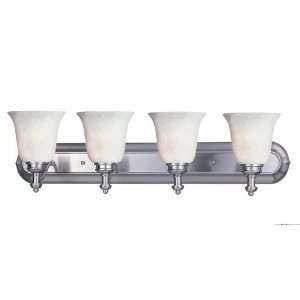  Z Lite 301 4V BN WM6 Four Light Nickel Vanity Nickel