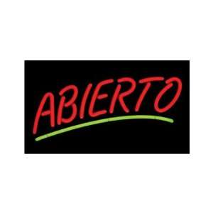  Abierto Neon Sign   Spanish Open Store Sign: Kitchen 