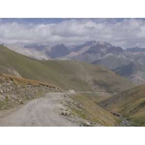  Wild Mountain Landscape Near Song Kol, Kyrgyzstan, Central 