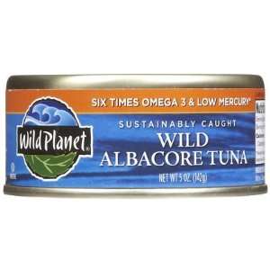  Wild Planet Sustainably Caught Wild Albacore Tuna  5 oz, 6 