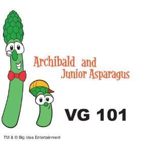  Veggie Tales Archibald and Junior Asparagus Thin Metal Die 