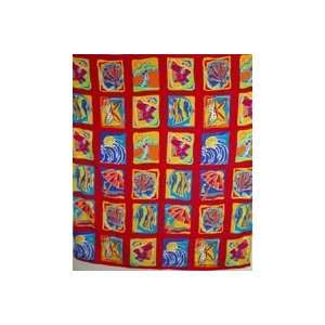   12 Red Beach Scenes Beach Blankets 60 X 70 Wholesale