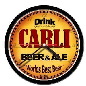  CARLI beer and ale cerveza wall clock 