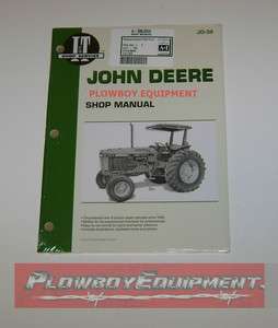   SMJD59 JD59 John Deere I&T Shop Manual Tractor 2750 2755 2855 2955 NEW