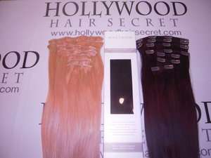 Remy Indian 100% human hair clip in extensions  