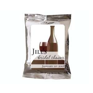 Wedding Favors Brown Wine Theme Personalized Hot Cocoa Favors (Set of 