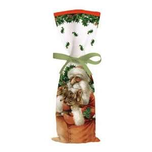  Marjolein Bastin Wine/Gift Bag Santa and Bunnies: Home 