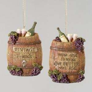  Barrel of Wine Christmas Tree Ornaments: Home & Kitchen