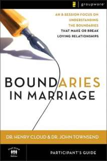   in Marriage Participants Guide by Henry Cloud, Zondervan  Paperback
