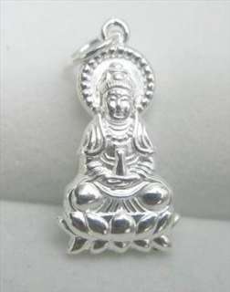 Sterling Silver Mother Buddha Charm Pendant SA298  