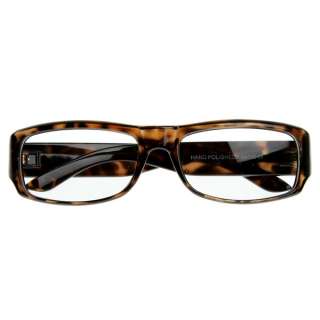   Designer Inspired Rectangular Bold RX Frame Clear Lens Glasses 2973