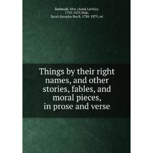   pieces, in prose and verse, Sarah Josepha Buell, Barbauld Hale Books