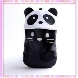 The Cat Panda Head Pu Mobile Phone Bag B0457: Beauty