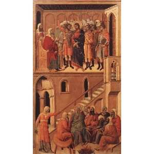   and Peter Denying Jesus, By Duccio di Buoninsegna 