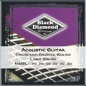   Light Phosphor Bronze Acoustic Guitar Strings: Musical Instruments