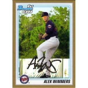    2010 Bowman Draft Picks Gold ALEX WIMMERS Rc: Everything Else