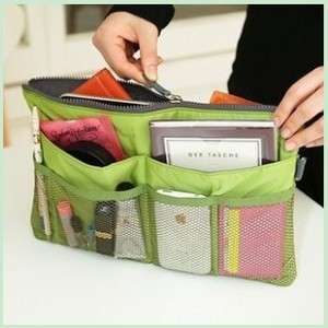 Fashion Laptop  Phone Storage Organizer Multi PU nylon Handbag 