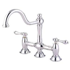   PKS3781AL 8 inch center spread bridge kitchen faucet: Home Improvement